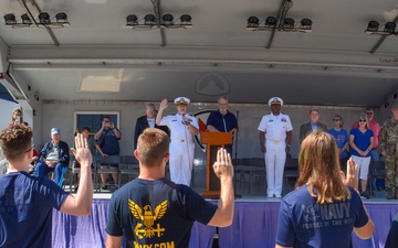 NTAG Red River Sailors participate in Diamond Anniversary Parade