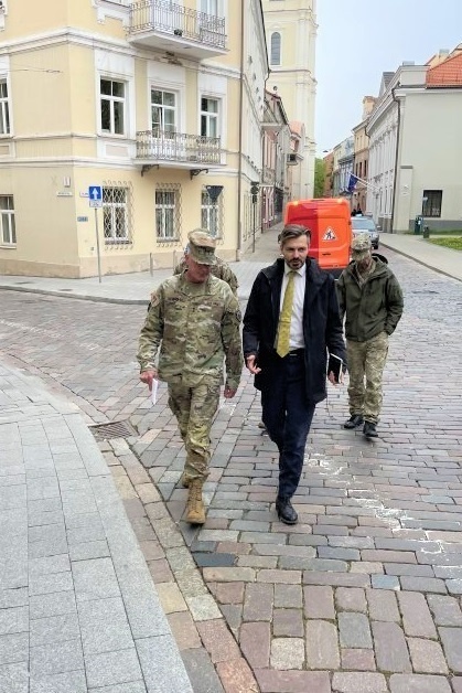 Pa. adjutant general, senior enlisted leader visit Lithuania