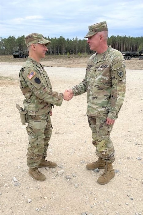 Pa. adjutant general, senior enlisted leader visit Lithuania