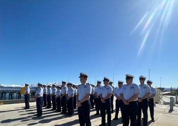 Coast Guard Cutter Hickory crew holds change-of-command ceremony