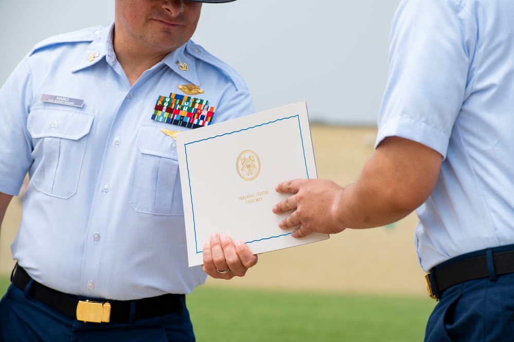 Recruit Company Bravo-202 Graduates Basic Training at U.S. Coast Guard Training Center Cape May