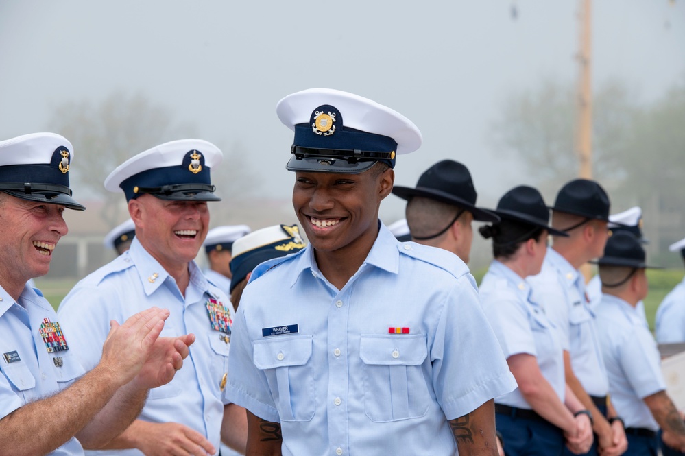 Recruit Company Bravo-202 Graduates Basic Training at U.S. Coast Guard Training Center Cape May