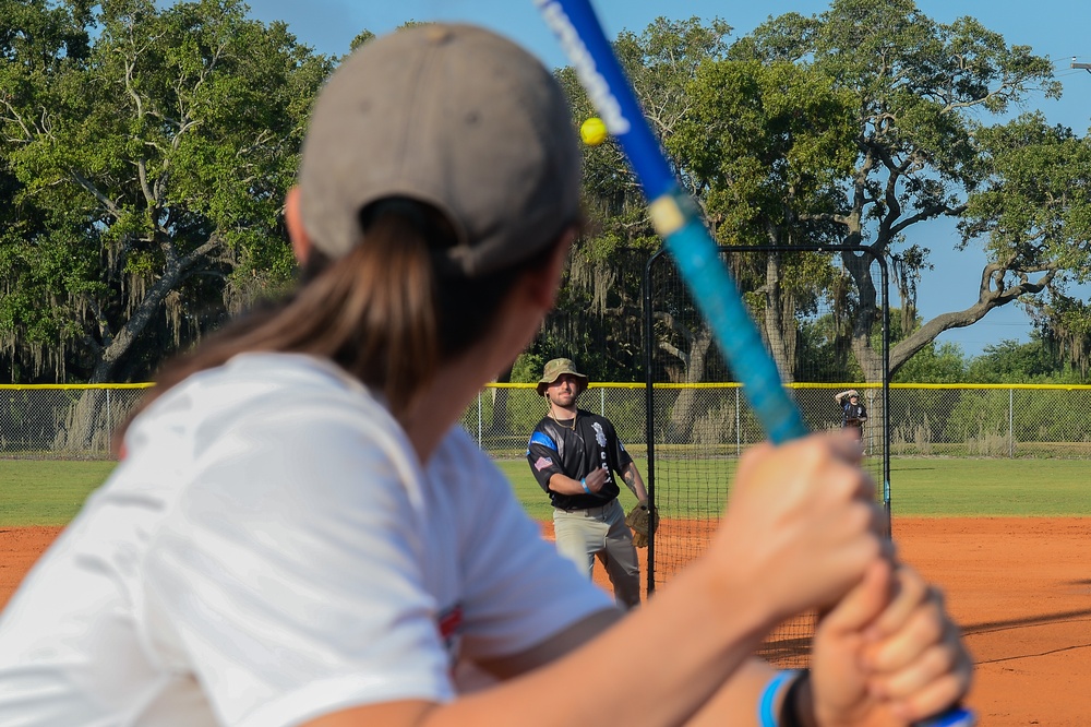 Local law enforcement battles MacDill Defenders for Softball Championship