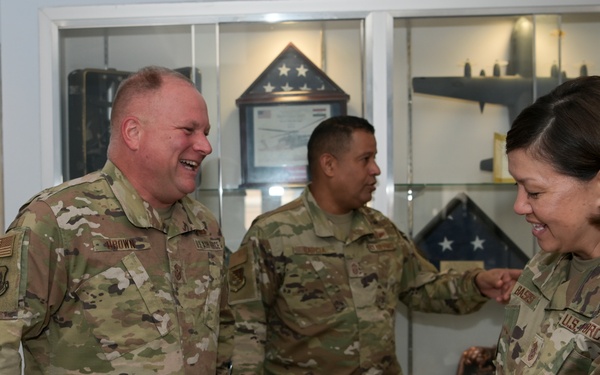CMSAF JoAnne S. Bass visits 156th Wing