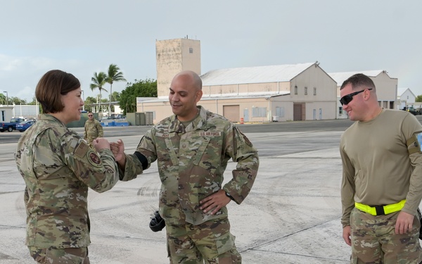 CMSAF JoAnne S. Bass visits 156th Wing
