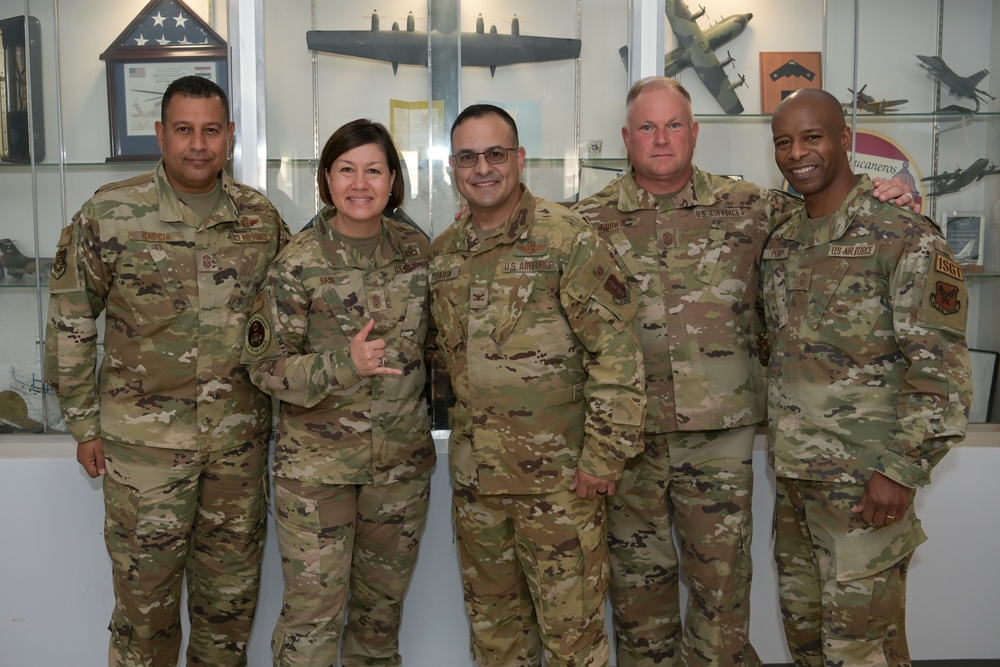 CMSAF JoAnne S. Bass visits 156th Wing