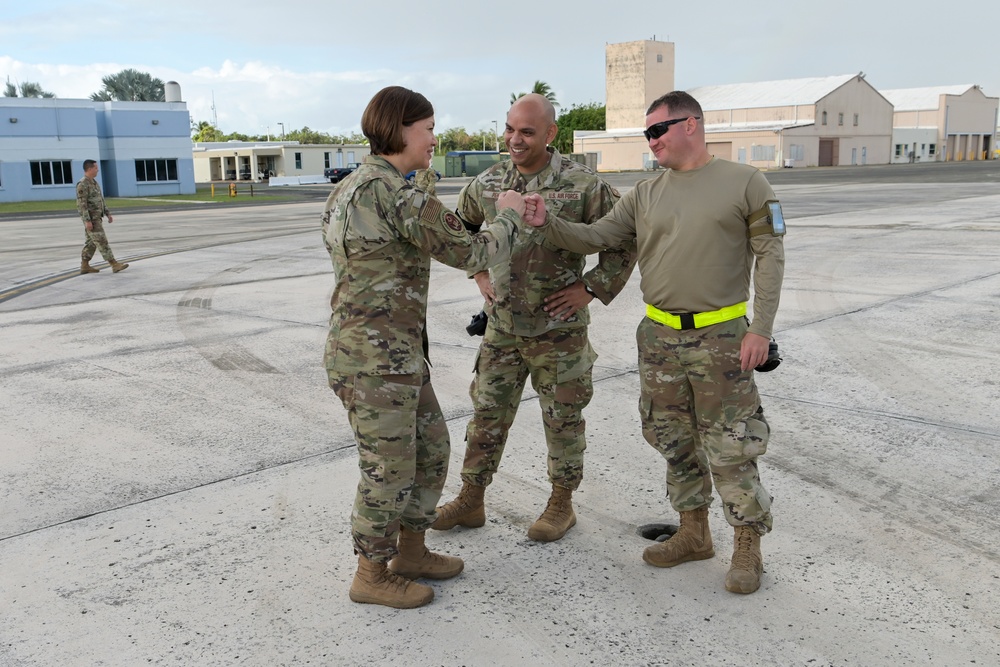 CMSAF JoAnne S. Bass visits 156th Wing