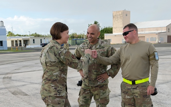 CMSAF JoAnne S. Bass visits 156th Wing