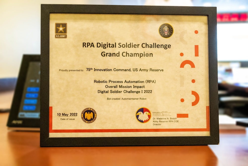 RISE OF THE DIGITAL SOLDIER:  USAR HOSTS ITS 1ST ROBOTICS COMPETITION