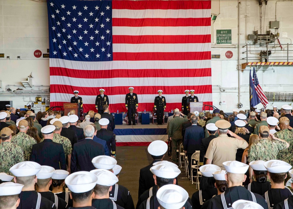 GHWB Change of Command Ceremony