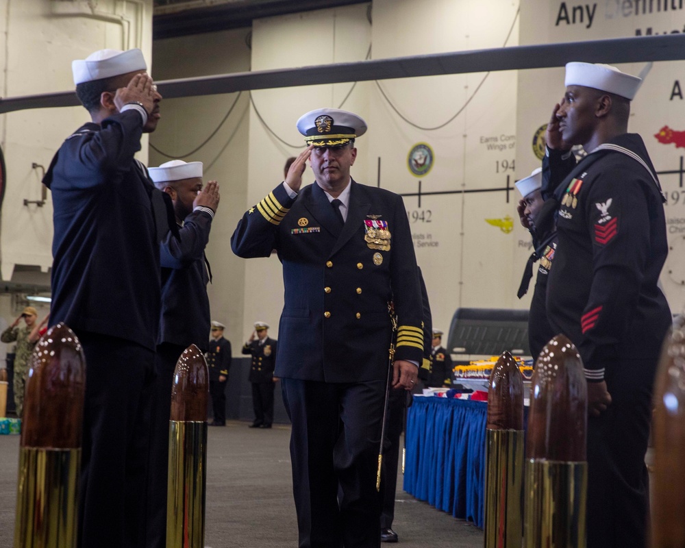 GHWB Change of Command Ceremony