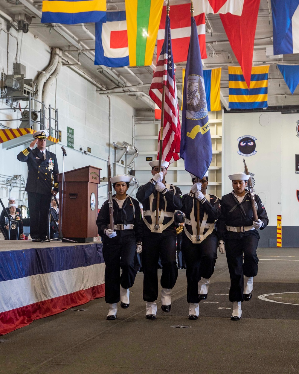 GHWB Change of Command Ceremony