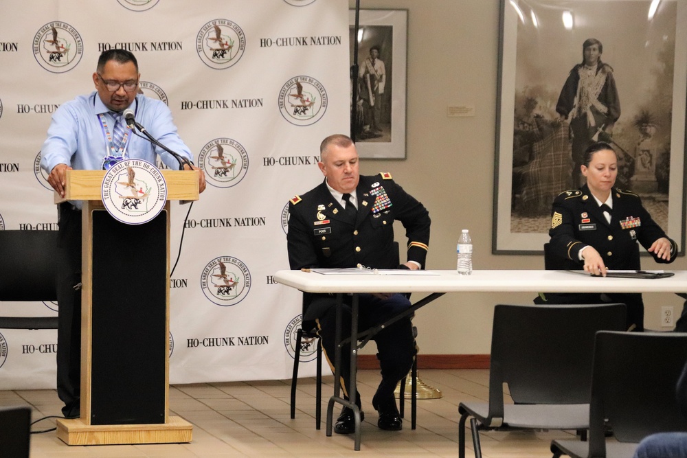 Fort McCoy, Ho-Chunk Nation renew agreement during special ceremony