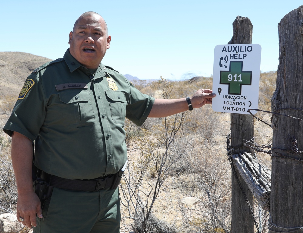 Technology and placards in-place across Big Bend Sector to save lives.