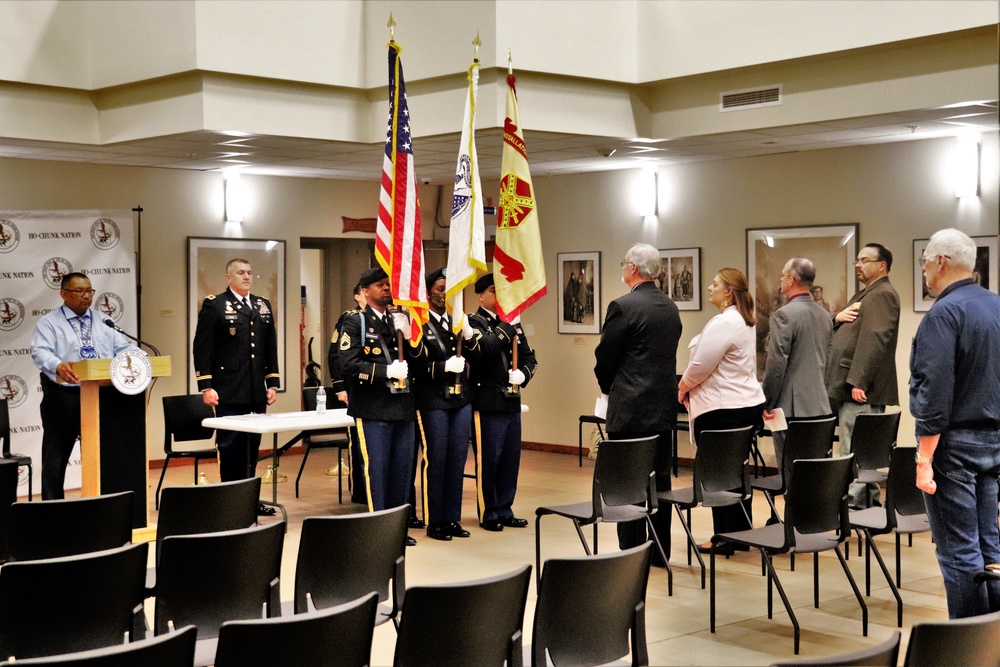 Fort McCoy, Ho-Chunk Nation renew agreement during special ceremony