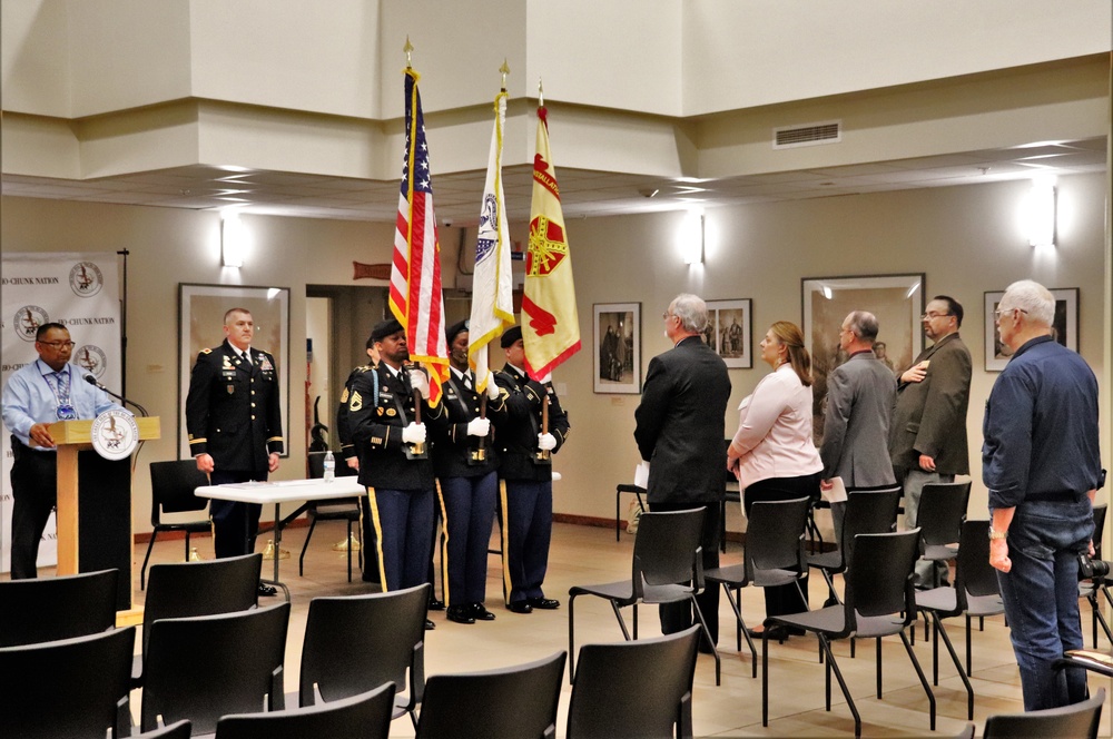 Fort McCoy, Ho-Chunk Nation renew agreement during special ceremony