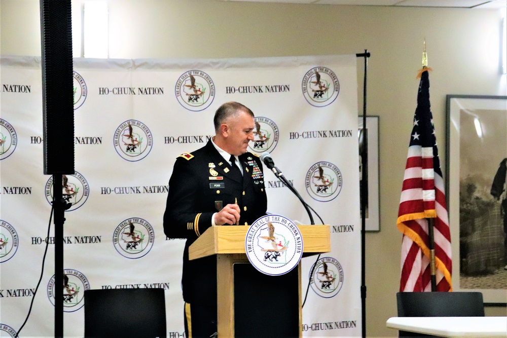 Fort McCoy, Ho-Chunk Nation renew agreement during special ceremony