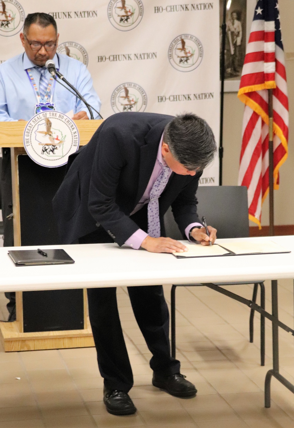 Fort McCoy, Ho-Chunk Nation renew agreement during special ceremony