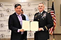 Fort McCoy, Ho-Chunk Nation renew agreement during special ceremony