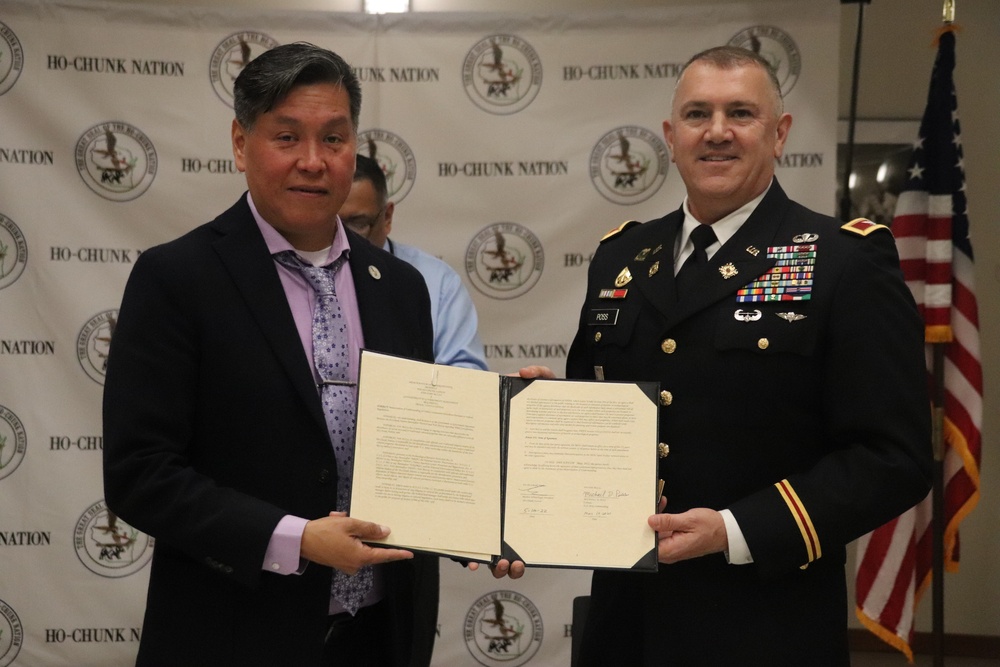 Fort McCoy, Ho-Chunk Nation renew agreement during special ceremony