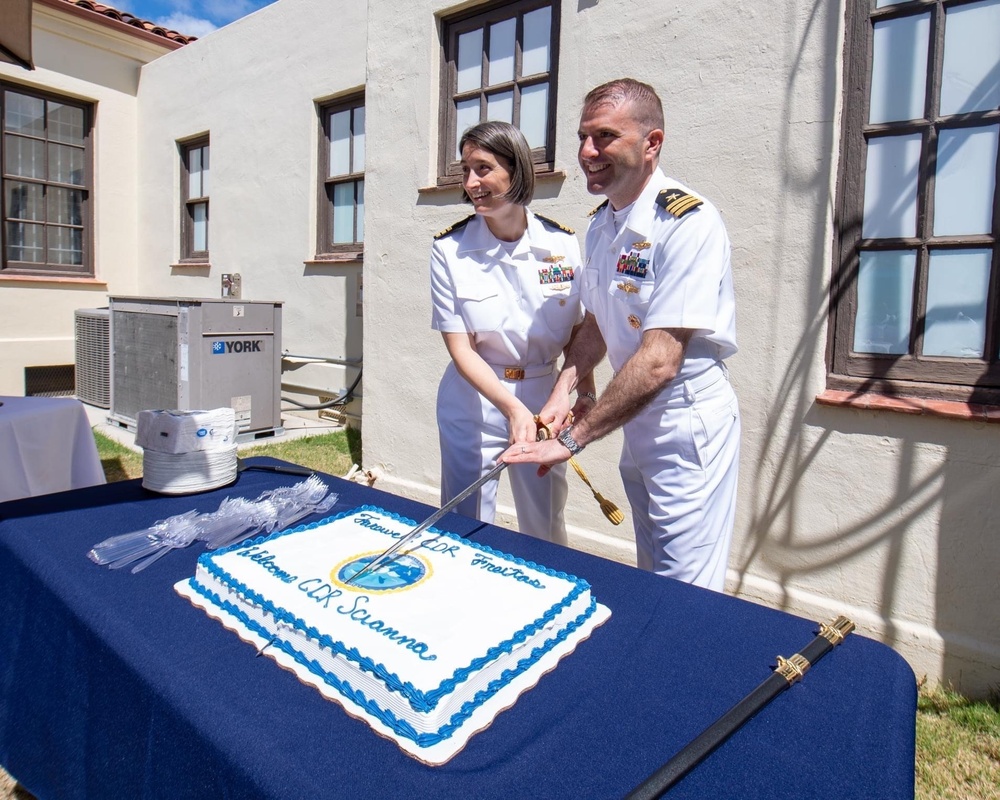 CHANGE OF COMMAND FOR STRIKE GROUP OCEANOGRAPHY SAN DIEGO