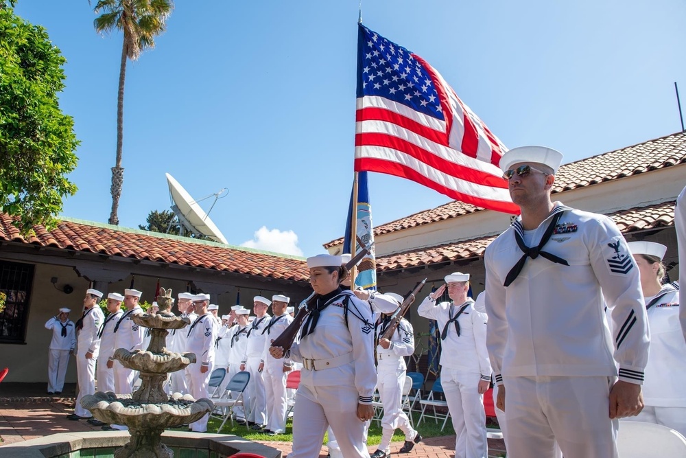 CHANGE OF COMMAND FOR STRIKE GROUP OCEANOGRAPHY SAN DIEGO