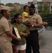 Reenlistment ceremony aboard Battleship Wisconsin