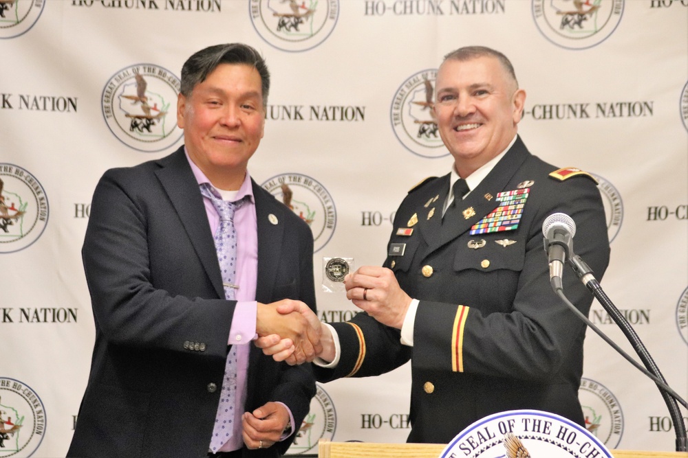 Fort McCoy, Ho-Chunk Nation renew agreement during special ceremony