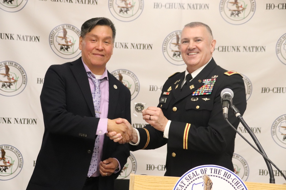 Fort McCoy, Ho-Chunk Nation renew agreement during special ceremony