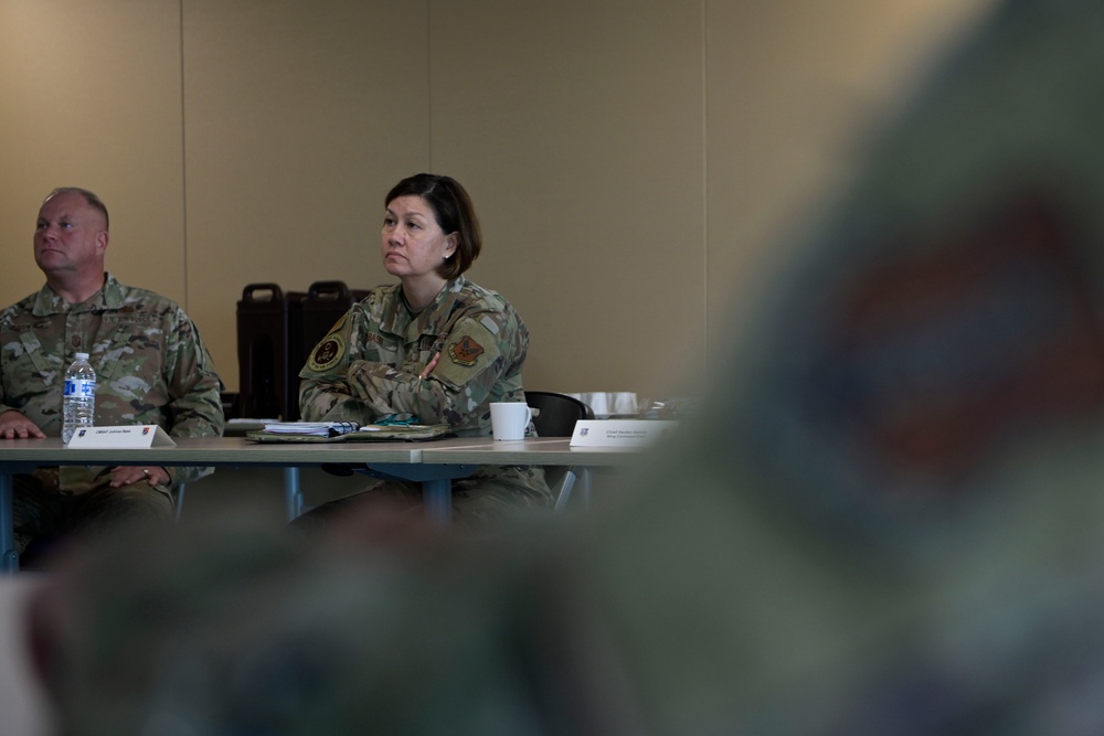 CMSAF JoAnne S. Bass visits 156th Wing