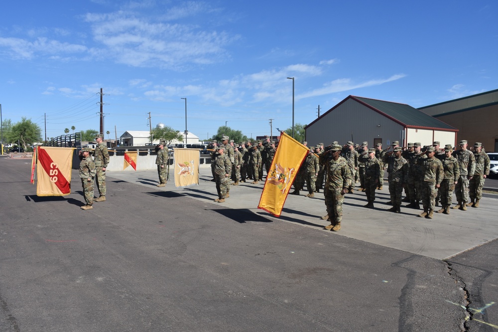 653rd RSG conducts change of responsibility ceremony