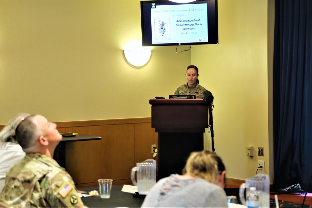 Fort McCoy observes May as Asian-American, Pacific Islander Heritage Month with observance