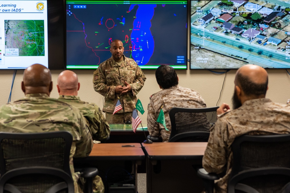 Royal Saudi Air Forces discuss Goodfellow intelligence training