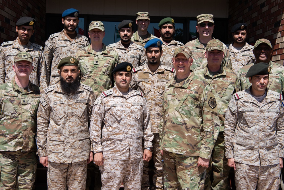 Royal Saudi Air Forces discuss Goodfellow intelligence training