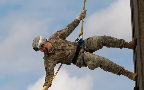 821 TCB Team-Building Rappel Event