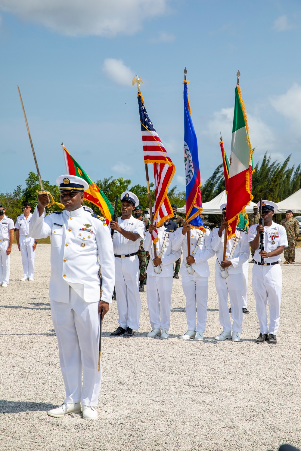 Partner Nations Take Part in Closing Ceremony for TRADEWINDS22 Exercise