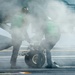 Sailors Attach An FA/18F To A Catapult