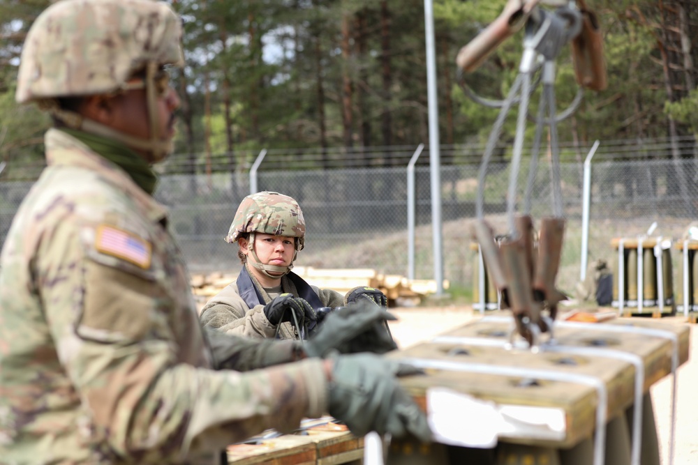 119th FA Performs Ammo Operations