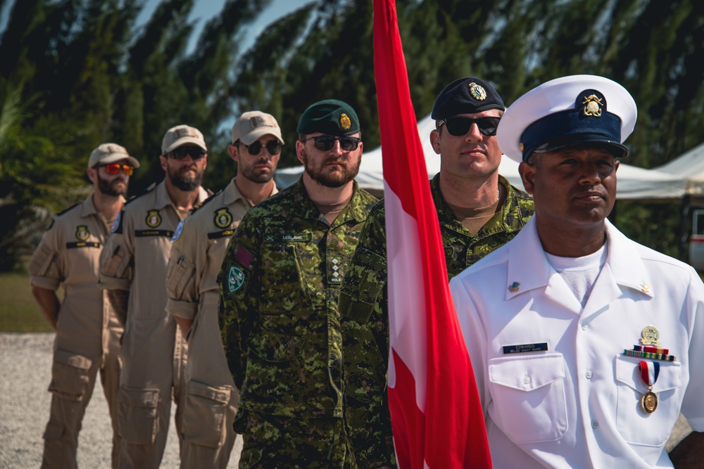 Exercise TRADEWINDS closing ceremonies