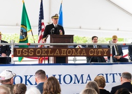 Crew Bids Farewell to USS Oklahoma City during Inactivation Ceremony