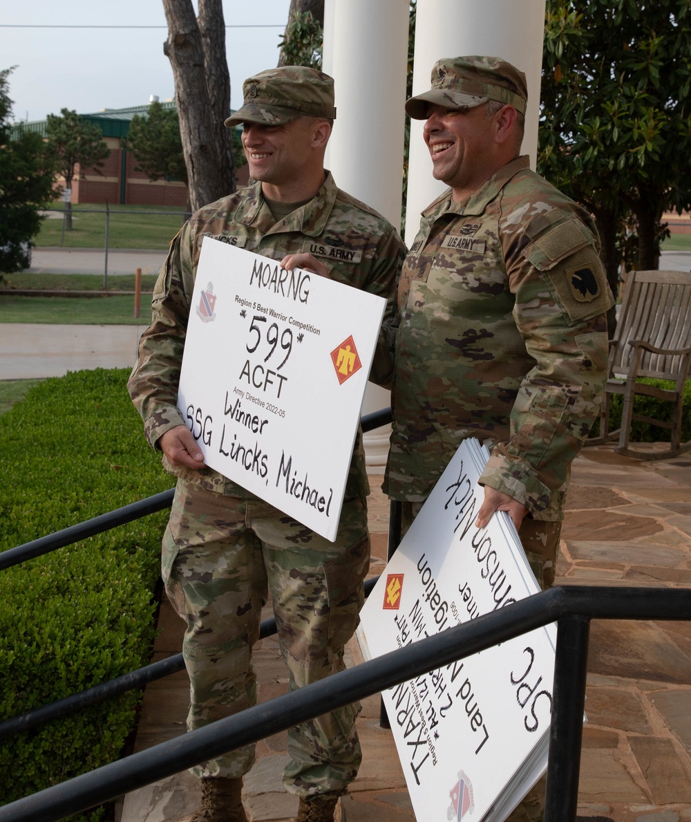 Army National Guard Soldiers compete for regional Best Warrior