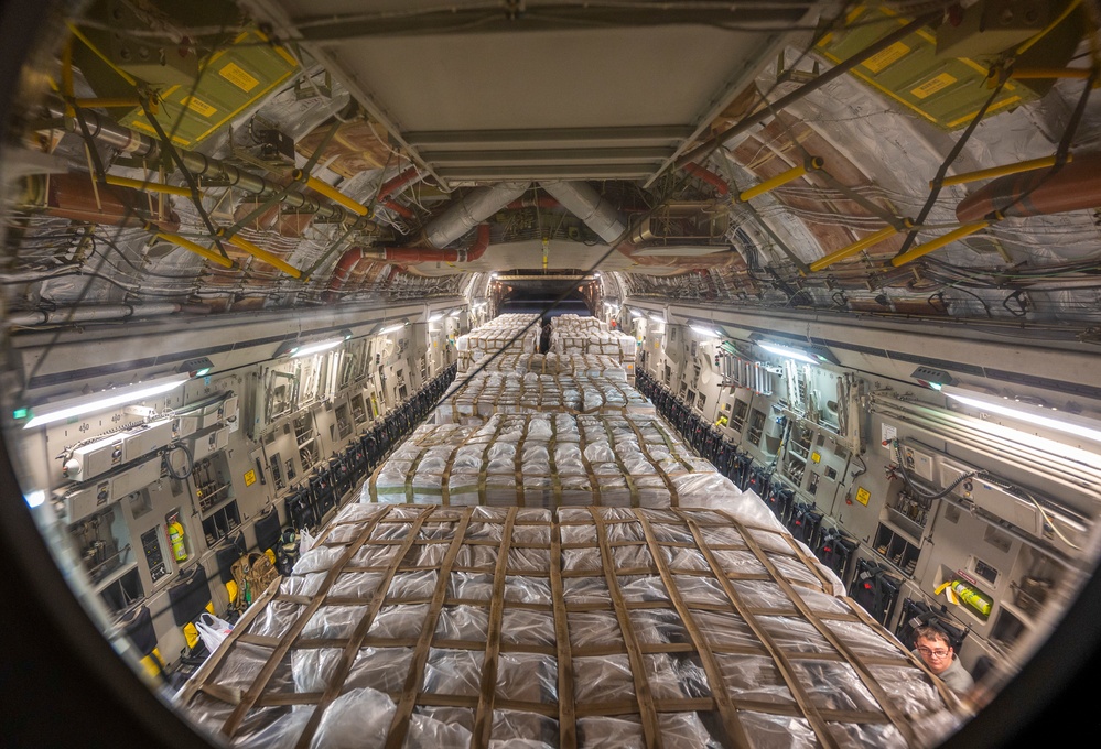 Ramstein Airmen prepare critical infant formula shipments for U.S.