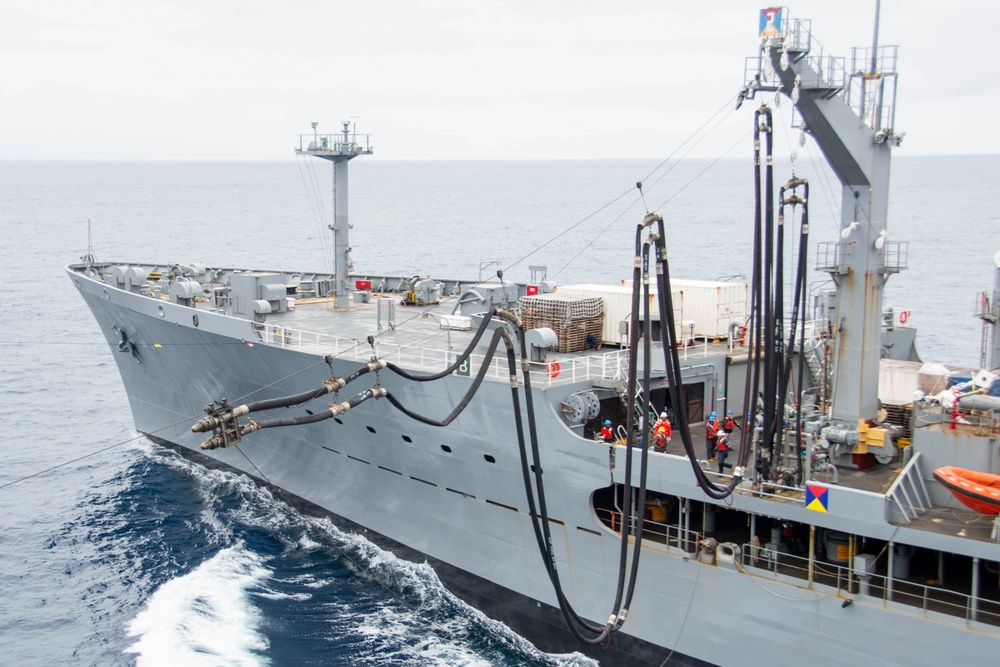 Nimitz Replenishment At Sea