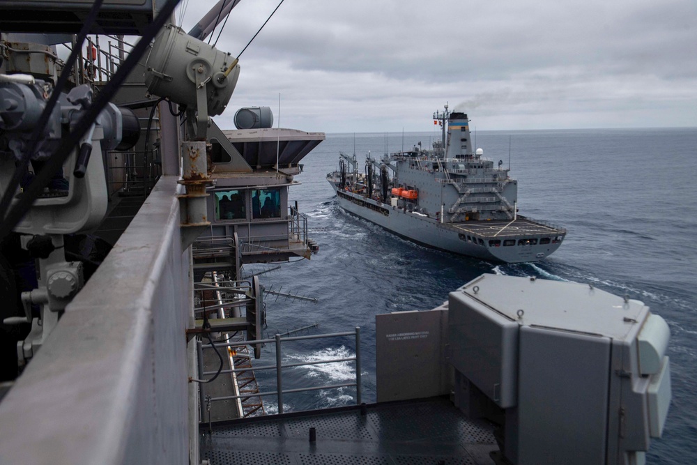 USS Nimitz Replenishment at Sea