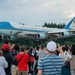Air Force One arrives at Yokota during the Japanese-American Friendship Festival 2022