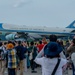 Air Force One arrives at Yokota during the Japanese-American Friendship Festival 2022