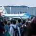Air Force One arrives at Yokota during the Japanese-American Friendship Festival 2022