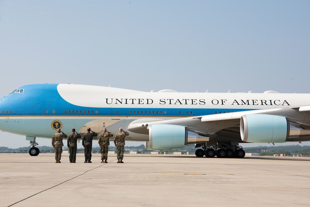 President Biden visits Osan AB during first official ROK trip