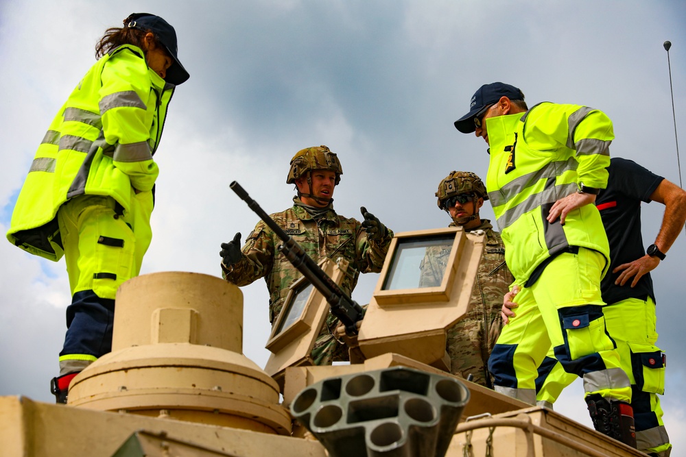 3rd Brigade Static Display with Swiss Fireman