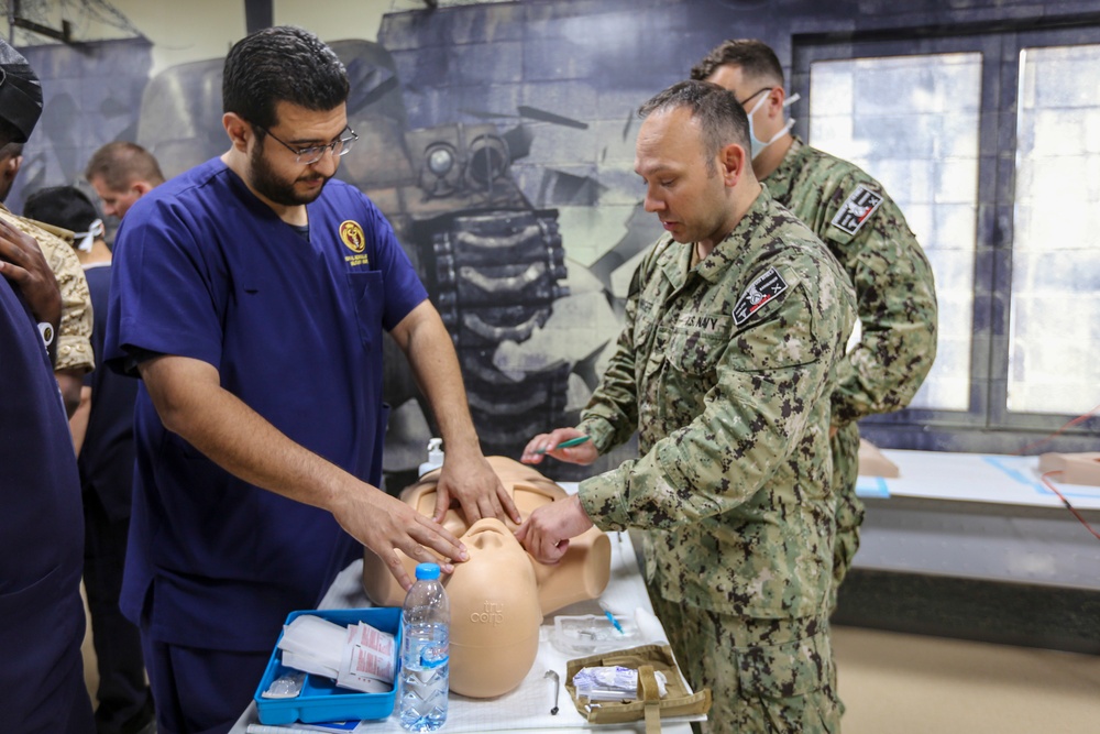 ND 22: ERSS 27 and Bahrain Defense Force Royal Medical Team exchange